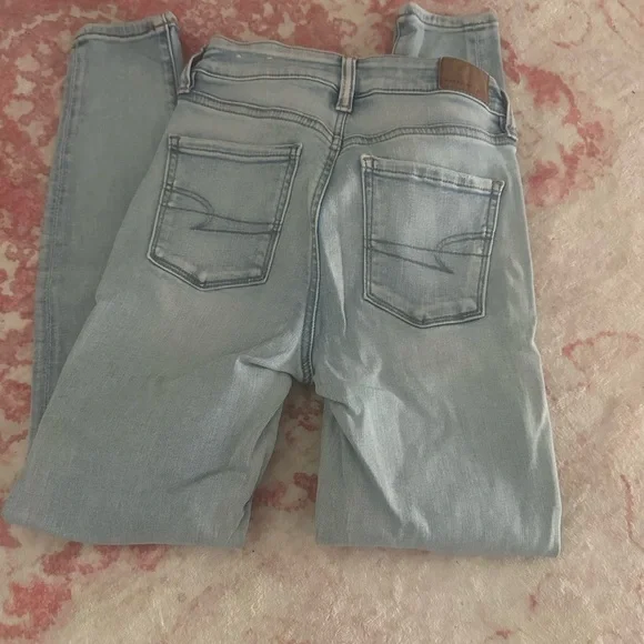 American Eagle Outfitters Light Blue Skinny Jeans - Picture 4 of 4